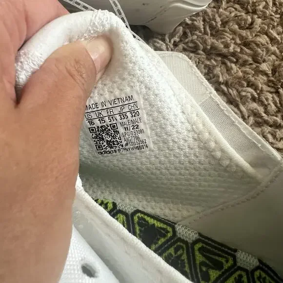 Adidas Adizero 12.0 Poison Football Cleats Men's Sizes Black White Sz 16 - Picture 9 of 13